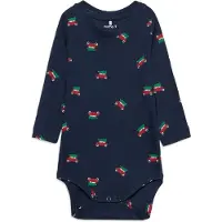 Name it Macacão/Body 'NBMRISTMAS' navy / verde / vermelho