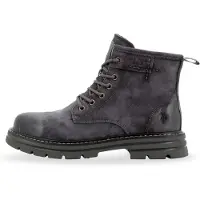U.s. polo assn. US POLO ASSN. Botas com atacadores 'Berny' cinzento escuro