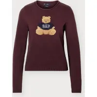 Gap Pullover azul escuro / castanho claro / bordeaux / branco