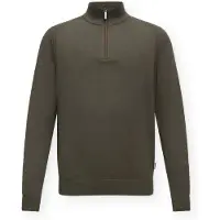 Bugatti Pullover castanho / oliveira