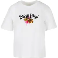 Miss Tee Camiseta De Manga Curta Sassy Meal