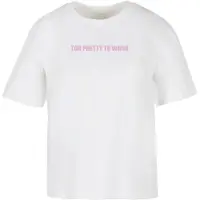 Miss Tee Camiseta De Manga Curta Too Pretty