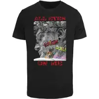 Mister tee Camisa 'All Eyes Face Statue' cinzento / vermelho escuro / preto