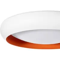 LINDBY Candeeiro de teto LED Serava, branco, Ø 60 cm, regulável