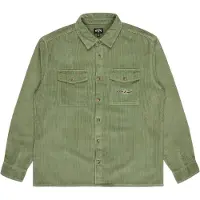 Billabong - Camisas - Bong Days Corduroy Shirt Hedge Green para Homem - Tamanho M - Verde