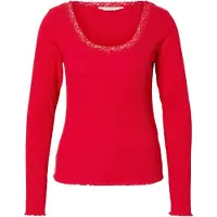 Hunkemoller Camisa de pijama vermelho