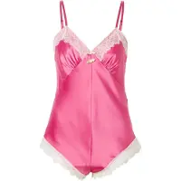 WILD LOVERS Pijama 'KIRSTEN' rosa / branco