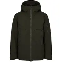 The Mountain Studio - Casacos ski - Alp-3 Stretch 3L Insulated Jacket Peat para Homem - Nylon - Tamanho L - Caqui