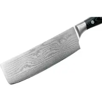 Eden Ede Classic Damast conjunto de facas de 3 peças com faca de chef, nakiri e faca universal