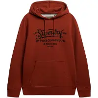Superdry para homem. M2014299A Sweatshirt Outdoor Co Relaxed vermelha (L), Vermelho, Casual, Algodão