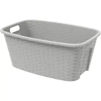 Mondex Cesto De Roupa Cream Rattan 35l