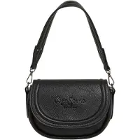 Pepe Jeans para mulher. PL0300006 Saco Crisha preto (OSFA), Casual, Poliuretano