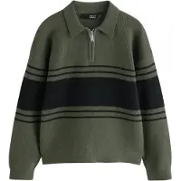Next Pullover verde escuro / preto