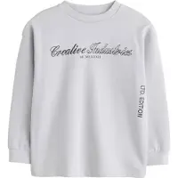 Next Sweatshirt cinzento / preto