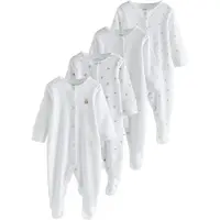 Next Pijama cappuccino / cinzento claro / preto / branco