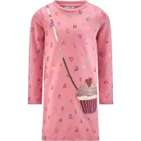 Happy girls Vestido mistura de cores / cor-de-rosa