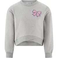 Happy girls Sweatshirt 'Pulli' pedra / cor-de-rosa