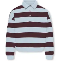 ONLY GIRLS Sweatshirt azul claro / castanho escuro