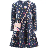 Happy girls Vestido navy / mistura de cores