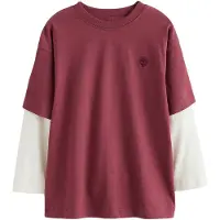 Next Camisola borgonha / branco