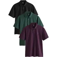 Next Camisa verde escuro / berinjela / preto