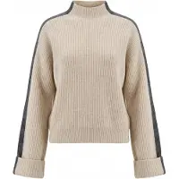 Anna field Pullover creme / cinzento