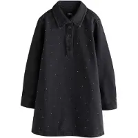 Next Vestido preto denim / prata