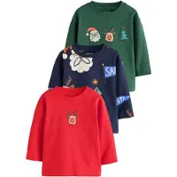 Next Camisola 'Christmas' navy / cana / vermelho / offwhite