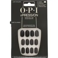 OPI Xpress-On Iconic Shades Lady In Black 30 Unità — Unghie artificiali