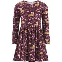 Happy girls Vestido camelo / rosa / vermelho vinho / branco