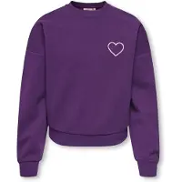 ONLY GIRLS Sweatshirt 'KOGTAMMIE' amora / cor-de-rosa / prata