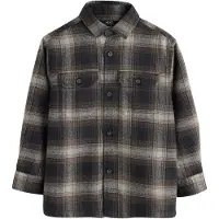 Next Camisa bege / castanho / antracite