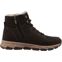 Tom Tailor Botas com atacadores castanho