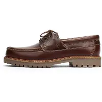 Martinelli para homem. 1606-2791LA Sapatilhas de couro Walden castanhas (45), Marrom, Plano, Cordão, Casual