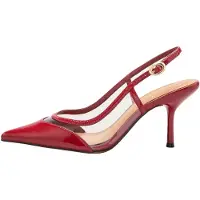 Lipsy Sapatos abertos atrás vermelho