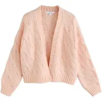 Next Casaco de malha cor-de-rosa