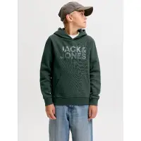 Jack & Jones Kids Junior Sweatshirt 'Corp' abe / verde escuro