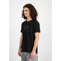 Alpha industries T-Shirt Basic Carbon Preto L
