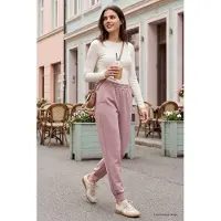 Tommy Life Calças de desporto 'Jogginghose' malva