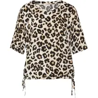 s.Oliver Blusa areia / caramelo / preto