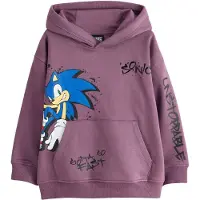 Next Sweatshirt 'Sonic' azul / malva / preto / branco