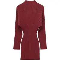 And Other Stories & Other Stories Vestido de malha vermelho escuro