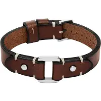 Fossil Pulseira 'Machine' castanho