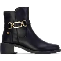 Xti para mulher. 14439801-NEGRO Botins 144398 preto (35), 3 a 5cm, Zíper, Casual
