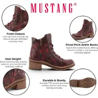 Mustang Botim vermelho