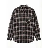 Opal Studio Camisa ' Kammie Tartan ' cor-de-rosa