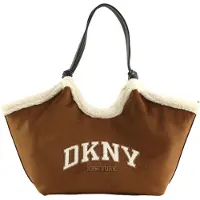 DKNY para mulher. R63ACE49 Bolsa Paula Md Tote marrom (OSFA), Casual, Poliuretano