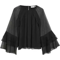 Comma Blusa preto