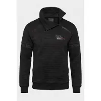 KOROSHI Sweatshirt preto / branco