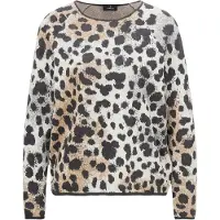 Monari Pullover castanho claro / pedra / cinzento claro